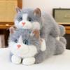 Cute Simulation Sound Ragdoll Cat Doll Hairy Tail Healing Cat Plush Doll Girl