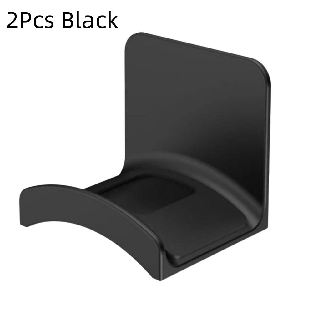 Durable And Sturdy Universal Headset Hanger Adhesive Wall Mount Holder Headphones Hook For Easy Damage-Free Wall Desk Mounting