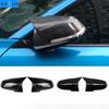 NEW-1 Pair Carbon Fiber Car Rear View Mirror Cover Cap For Bmw F20 F22 F30 F31 F32 F33 F36 F34 F35 Side Mirror Cover Trim