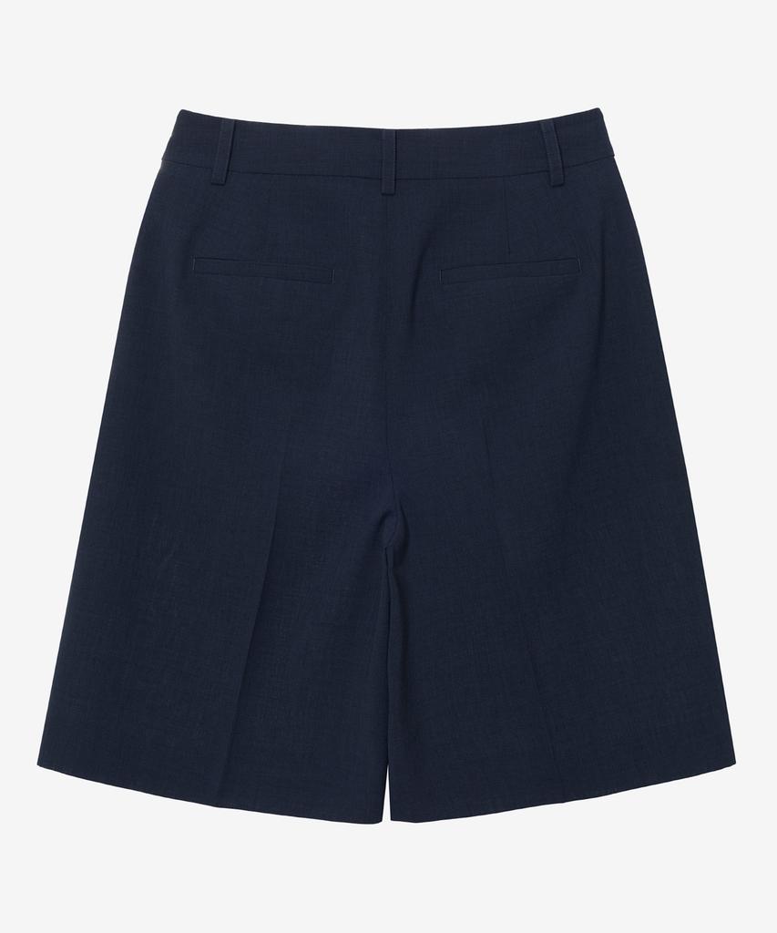 MIND BRIDGE WOMEN [W] Belted Single-Pleat Knee-Length Shorts - 2 Colors