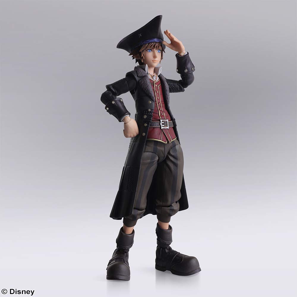 KINGDOM HEARTS III BRING ARTS Sora Pirates of the Caribbean PVC Painted Action Figure Ver.