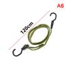 1pc New Elastics Rubber Luggage Rope Cord Hooks Bikes Rope Tie Bicycle Luggage Roof Rack Strap Fixed Band Hook Car