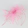 Wedding Fascinator Hat Cocktail Tea Party Headband Feather Headpiece & Gloves Set  for Women Girls