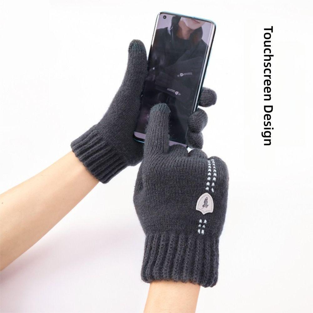 Warm Touch Screen Gloves Cold Proof Mittens Fashion Driving Gloves Winter