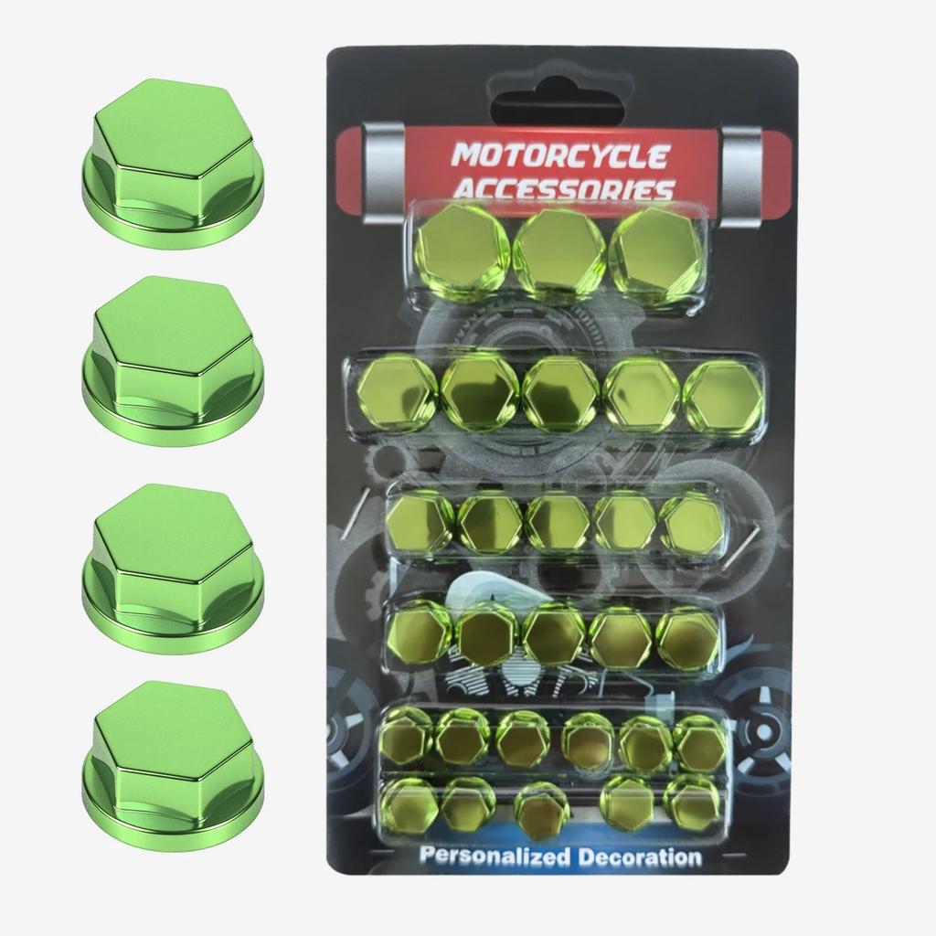 Крышка болта Мотокросс Модифицированные детали Оптом Мотоциклетные аксессуары Гайка Крышка винта Головка Крышка Декоративный Корпус Двигателя Гайка 30 шт