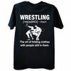 Смешная футболка с определением рестлинга Спортивная футболка для рестлинга Топ Футболки Повседневный Новый дизайн Хлопковые топы Рубашки День рождения Для мужчин