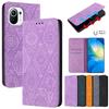 Для Xiomi Mi 11 Lite 5G Чехол Мандала Тотем Кожаный Магнитный Чехол для Etui Xiaomi Mi 11 Lite 11Lite 5G NE Обложка-книжка Fundas