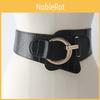Elegant Womens Leather Waist Belt For Dress And Coat With Elastic Stretch And Cshaped Buckle