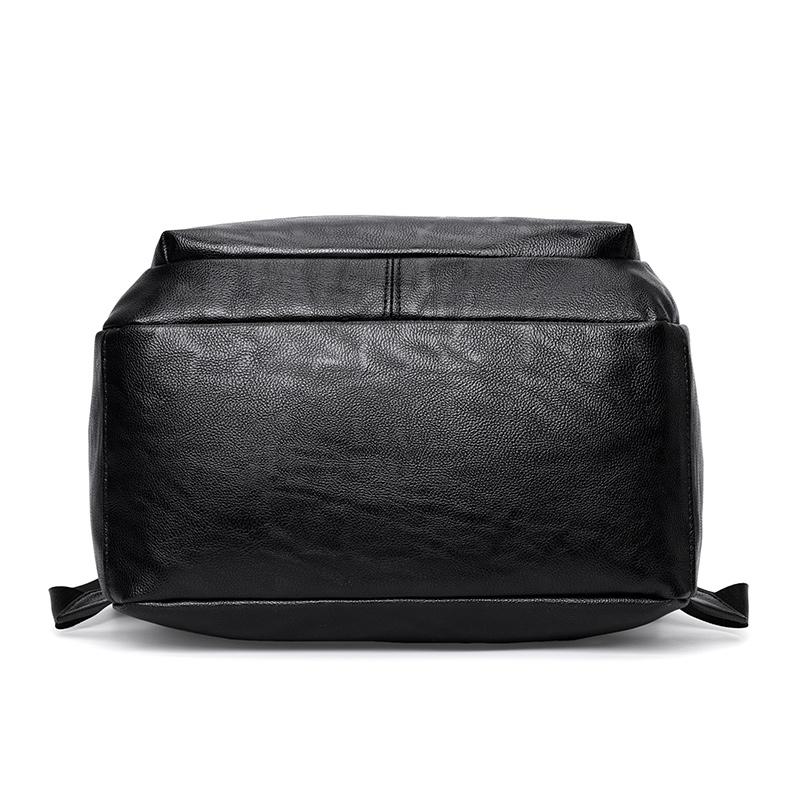 Деловой полиуретановый рюкзак Мужской большой вместимости Рюкзак для компьютера Водонепроницаемый Дорожный Студенческий Школьный рюкзак