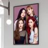 Girl Group Kpop B-Blackpink Canvas Painting Posters and Prints Wall Art Pictures for Living Room Decoration