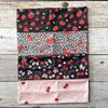 JYSP New Cherry Print Headband Fashionable Sweet and Cool Fruit Pattern Hair Accessory Wide Flat Elastic Hairband for Women