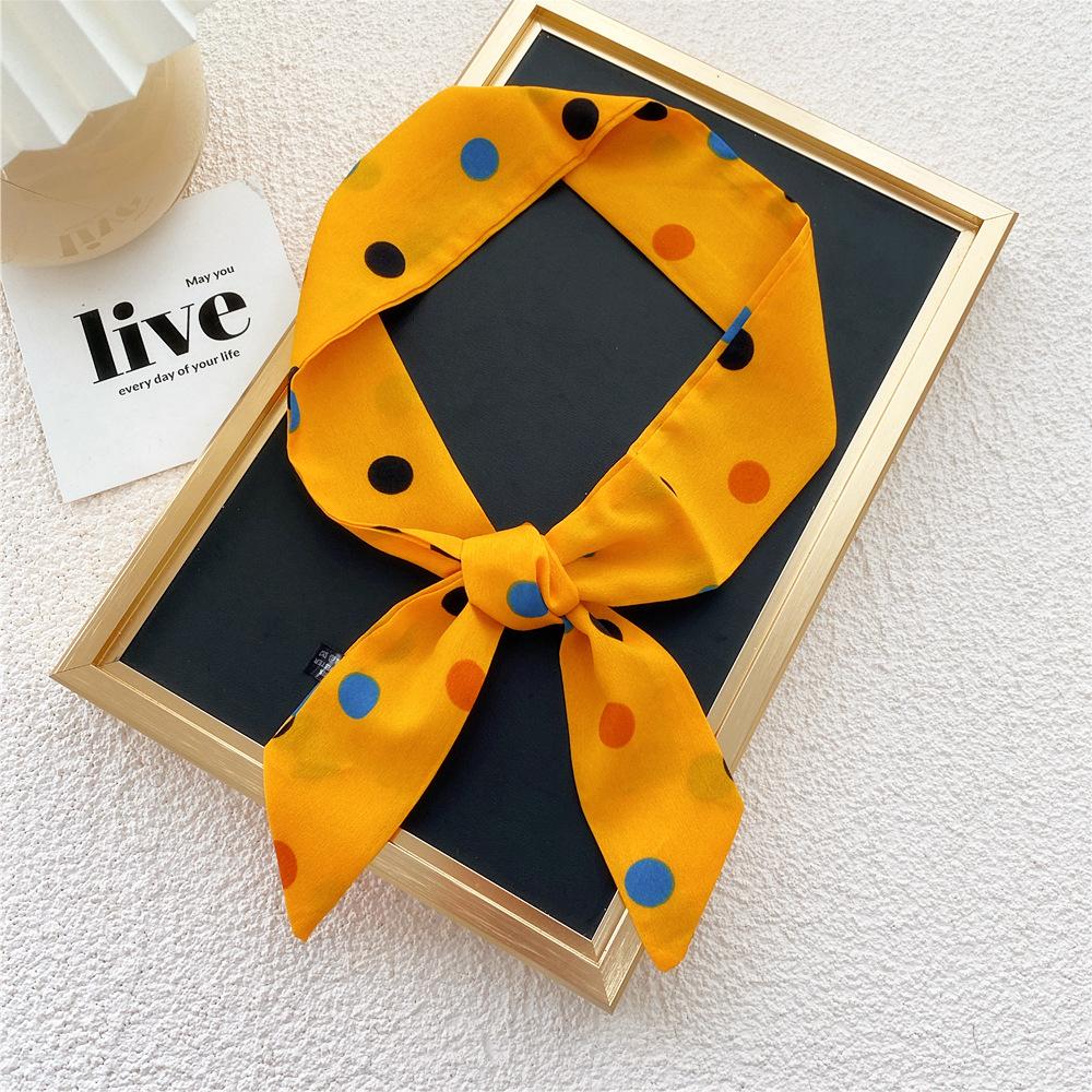 New Scarves Silk Scarves Women'S Spring And Autumn Season Long Decorative Professional Scarves Summer Thin Styles Paired With Shirts Stylish