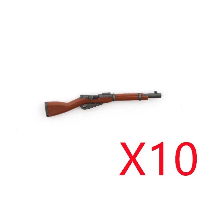 5 СМ Вторая мировая война Военные строительные блоки Американские Немецкие Советские Фигурки солдат Оружие Аксессуары Пистолеты Пистолет Снайперский ремень Мини-кирпичики MOC