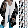 Fashion Women Long Sleeve Knit  And Winter Cardigan Sweater Solid Color Coat