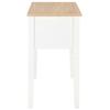 White Desk 109.5 x 45 x 77.5 cm Wood