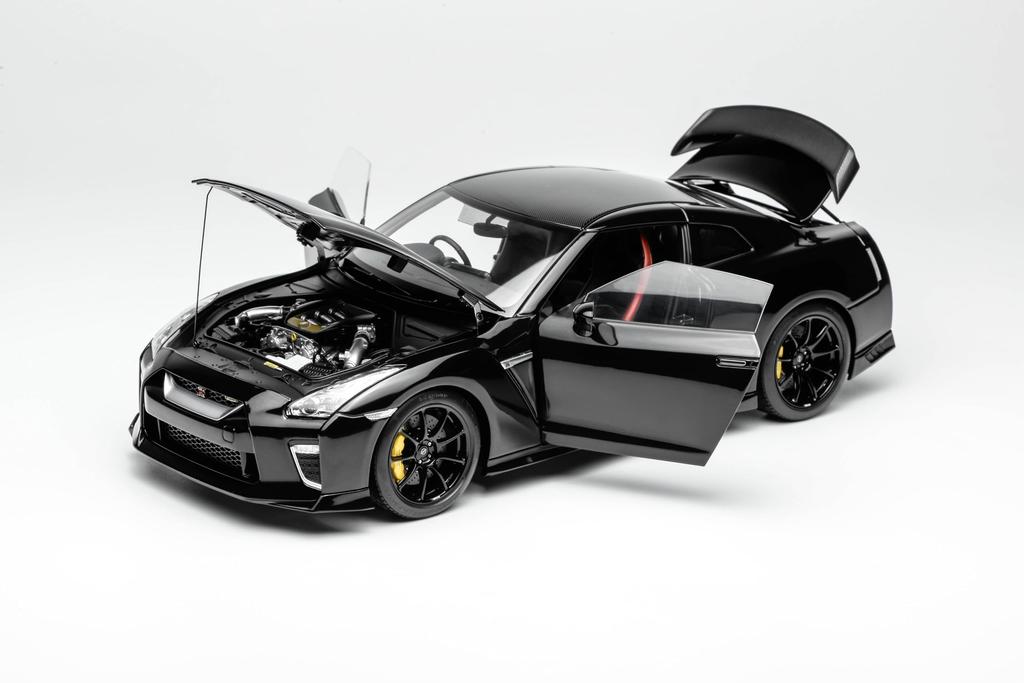 FREESTYLE MOTORHELIX Масштаб Nissan Track Edition Разработано NISMO 2022 Металлик Черный Жемчуг Готовая модель M83519 1/18 GT-R (Р35) T-Spec