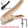 Single Hole Punch 15mm/8mm Diameter Hole Puncher Adjustable Hole Edge Banding Punching Plier for Paper Photo Card Punching Tool