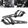 Motorcycle Headlight Mount Bracket Fork Ear Chopper Headlamp Holder Clamp Adjustable Motor 27-36mm 38-48mm Universal