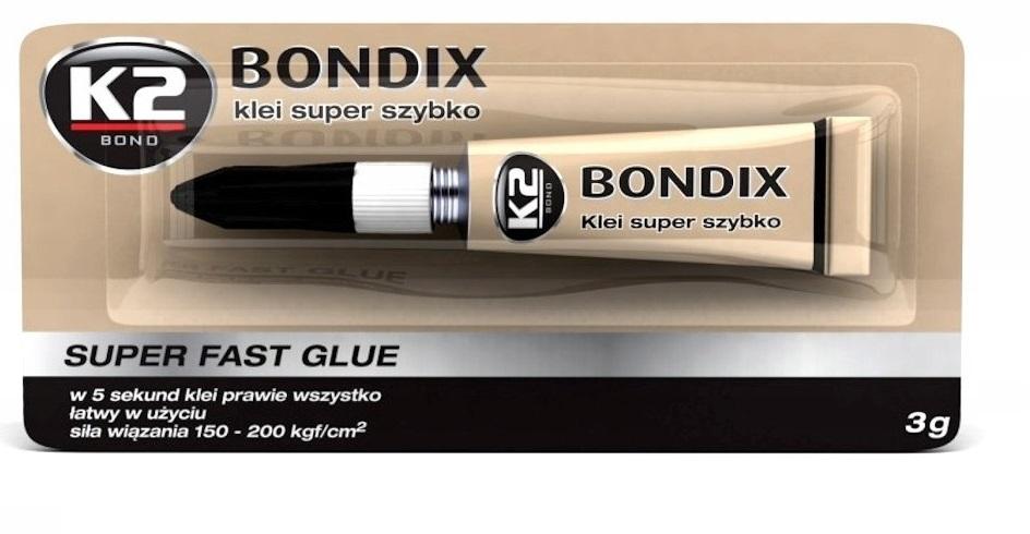 1x K2 Bondix Instant Glue for Wood, Rubber, Plastic