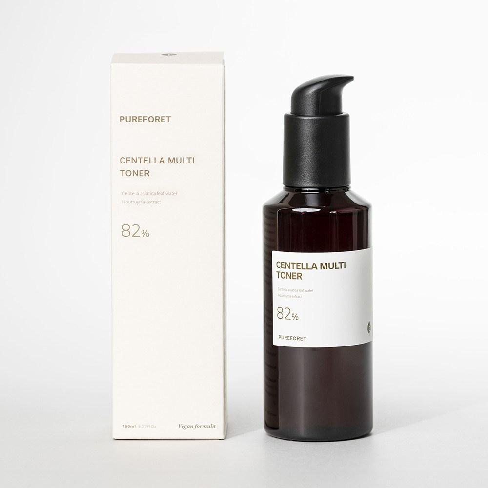 Pure Foret Centella Skin Lotion Water Cleanser набор из 3 предметов для устранения проблем с кожей, угревой сыпью, успокаивающий базовый набор косметики