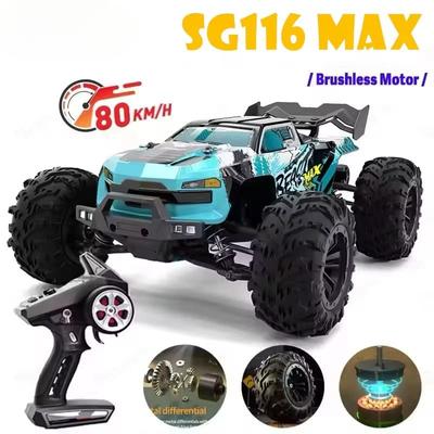 Новый SG116MAX/PRO полномасштабный автомобиль с дистанционным управлением, бесщеточный высокоскоростной автомобиль с дистанционным управлением, профессиональный гоночный автомобиль 4WD, 2.4G, внедорожный автомобиль для дрифта, игрушки для мальчиков