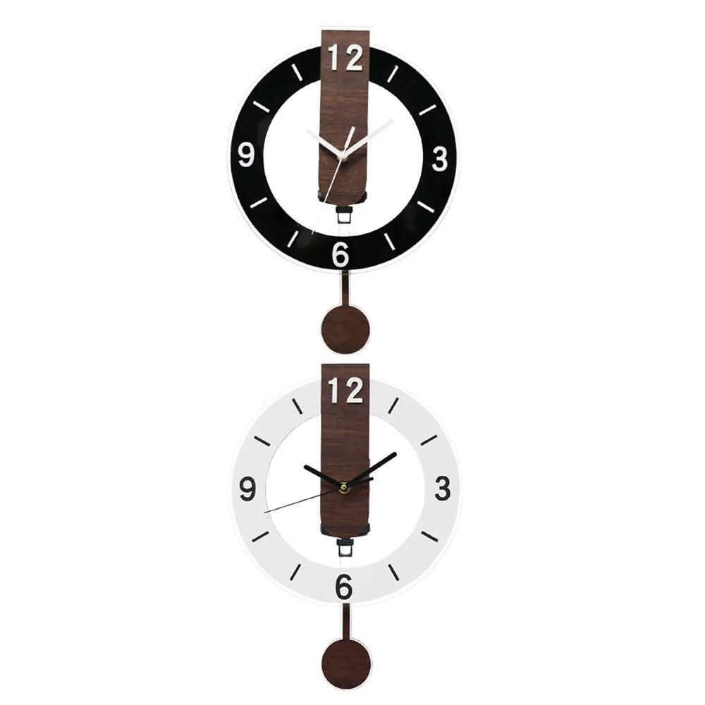 Acrylic Hanging Clock Minimalist Scale Clock Decorative Digital Wall Clock  Bedroom