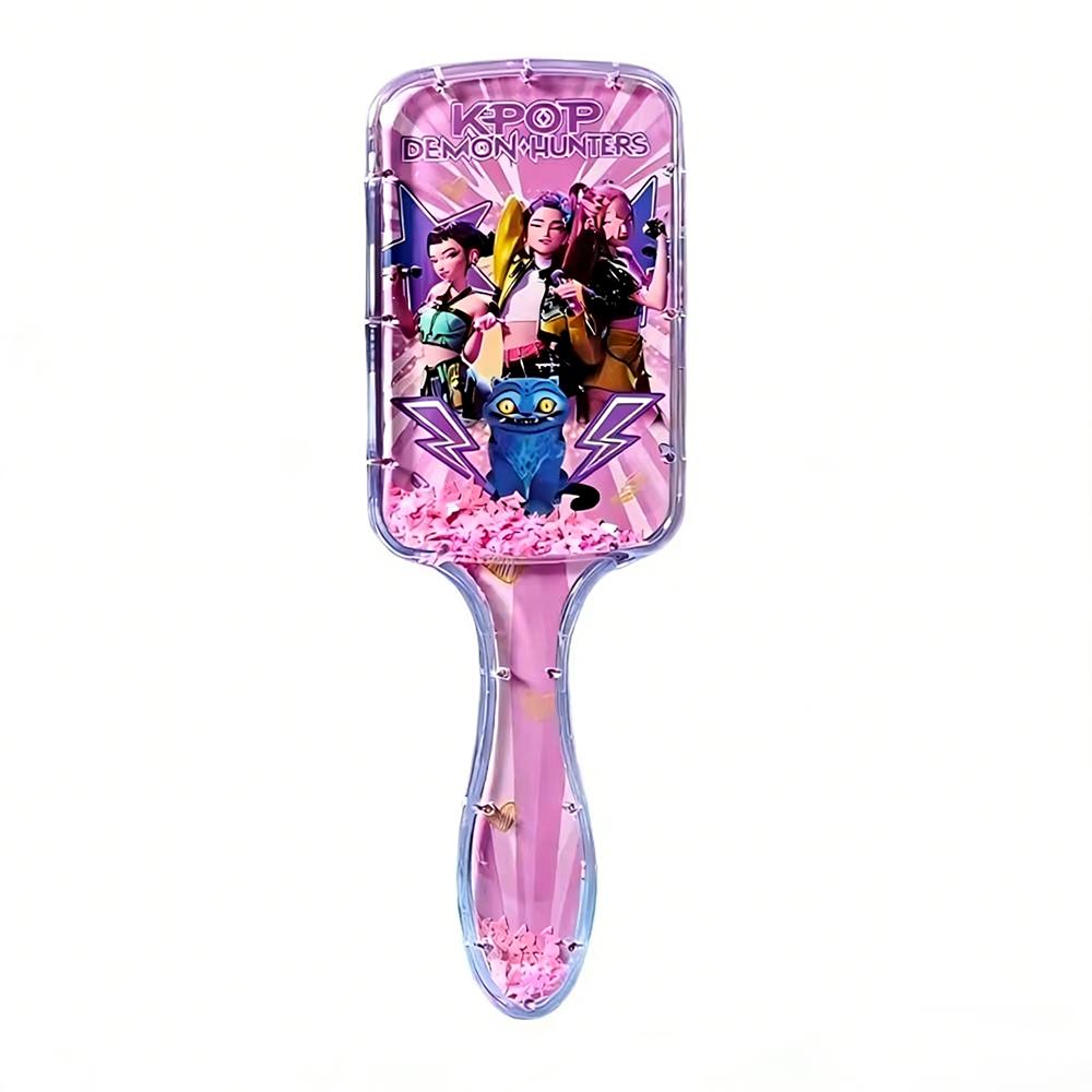 1/4PCS KPop Demon Hunters Comb Cartoon Rumi Mira Zoey Air Cushion Massage Comb Anime Peripheral Student Comb Girl Gifts
