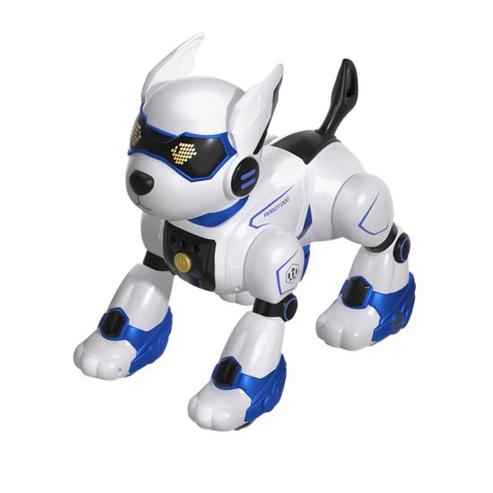 Игрушка-робот-собака 2,4 ГГц с дистанционным управлением, робот-питомец с интерактивными сенсорными датчиками, режим программирования голосовых команд, обучающая игрушка-робот-щенок для детей