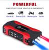 12 В автомобильный мобильный блок питания Jump Starter Booster Аварийное зарядное устройство с подсветкой SOS -20000 мАч 4 USB-слота