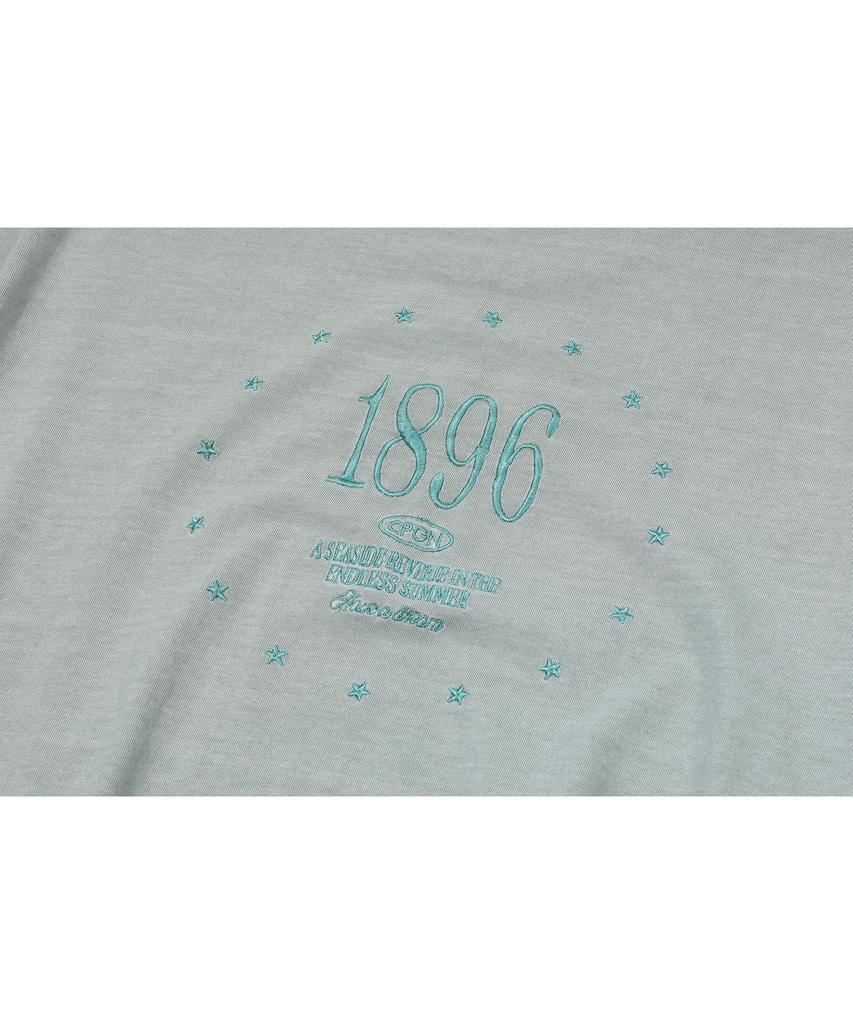 CPGN STUDIO 1896 Star Pigment Short Sleeve T-Shirt Ash Mint