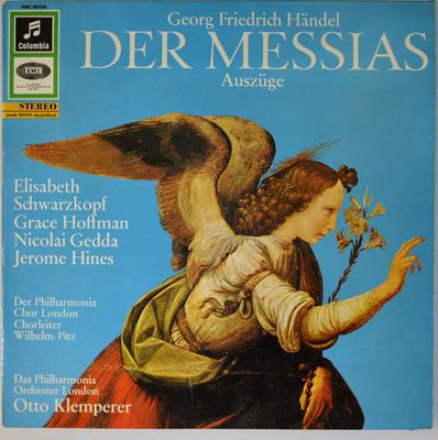 Виниловая пластинка ГЕОРГ ФРИДРИХ ГЕНДЕЛЬ - Мессия SMC80936 Columbia Германия Классика Б/У