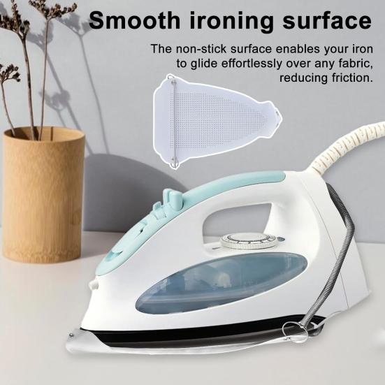 Iron Protective Cover Shield Smooth Non-Stick Surface Heat-Resistant Universal Fit Iron Shoe Cover Garment Board Cover Mat
