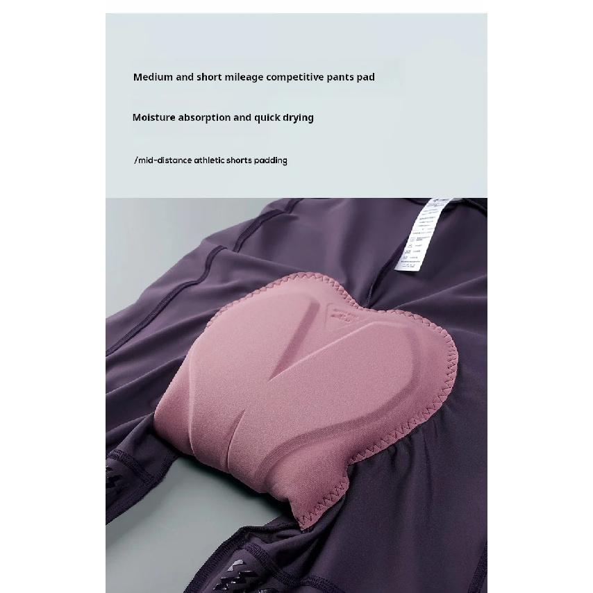 LAMEDA Women's Cycling Bib Shorts High Elastic Suture Cycling Clothes With Upf 50+ Protection Quick Drying Sports Shorts