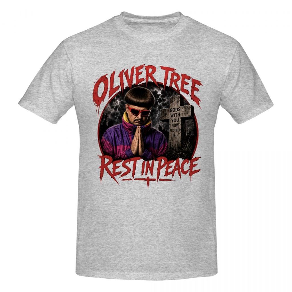 Oliver Tree Rip Rest In Piece Trending T Shirts Graphic Y2k Anime Customized Unisex Wounisex T Shirts Clothing