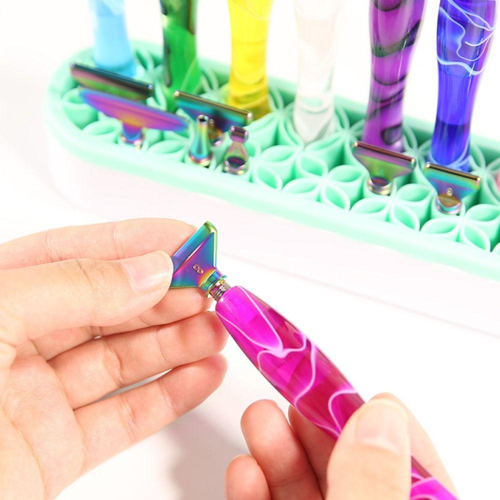 Силиконовая структура держатель для кистей для макияжа бытовая подставка для хранения ручек футляр для художественных принадлежностей