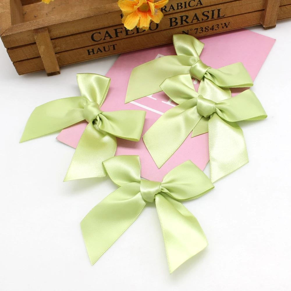 20/50pcs Ribbon Bow Craft Bow Pink White Blue Floral Gift Tie DIY Christmas Party Decoration Strikjes Decoratie Moños Navideños