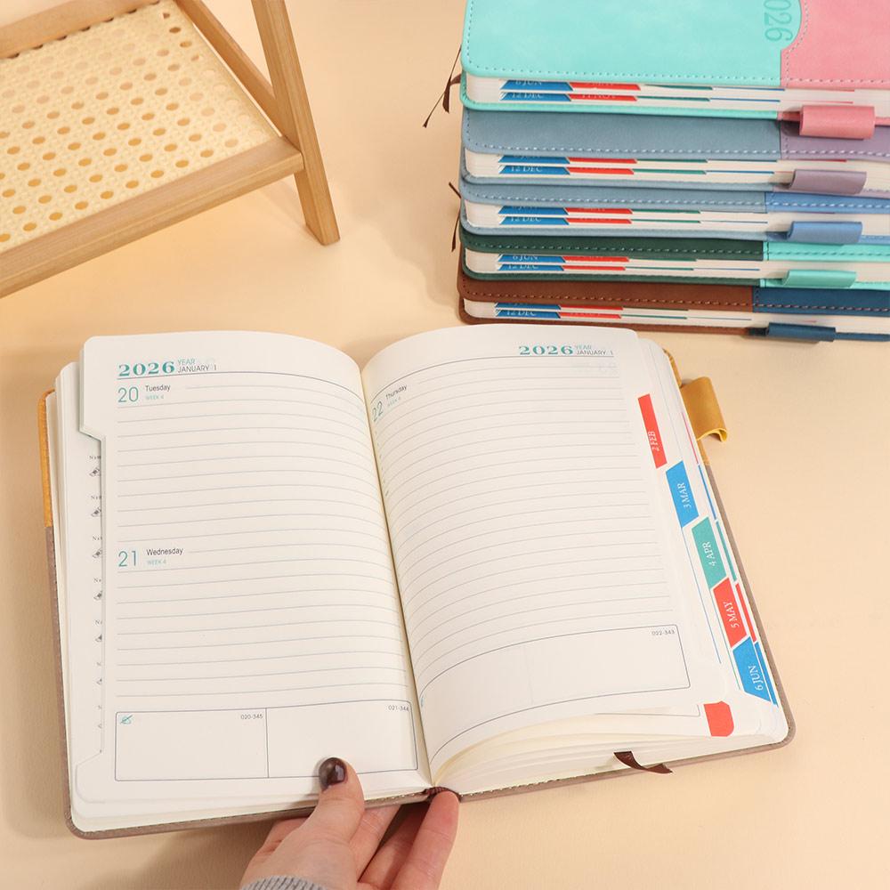 Thick Paper 2026 Schedule Planner Notepad English To-do List Notebook  Stationery