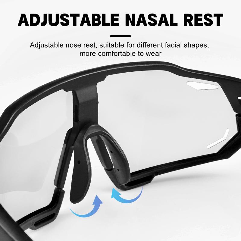 Фотохромные спортивные очки Мужские и женские велосипедные очки Горные велосипедные солнцезащитные очки UV400 Велосипедные очки для шоссейного велоспорта