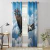Шторы Sky Clouds Eagle для спальни, гостиной, оконные шторы, жалюзи, кухонный декор, занавески