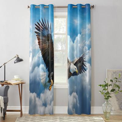 Шторы Sky Clouds Eagle для спальни, гостиной, оконные шторы, жалюзи, кухонный декор, занавески