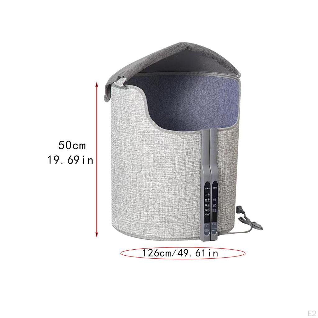 Подставка под стол для ног, подогреватель для ног, 170 Вт, наклонное выключение, холодный подогреватель для ног, электрический подогреватель для ног