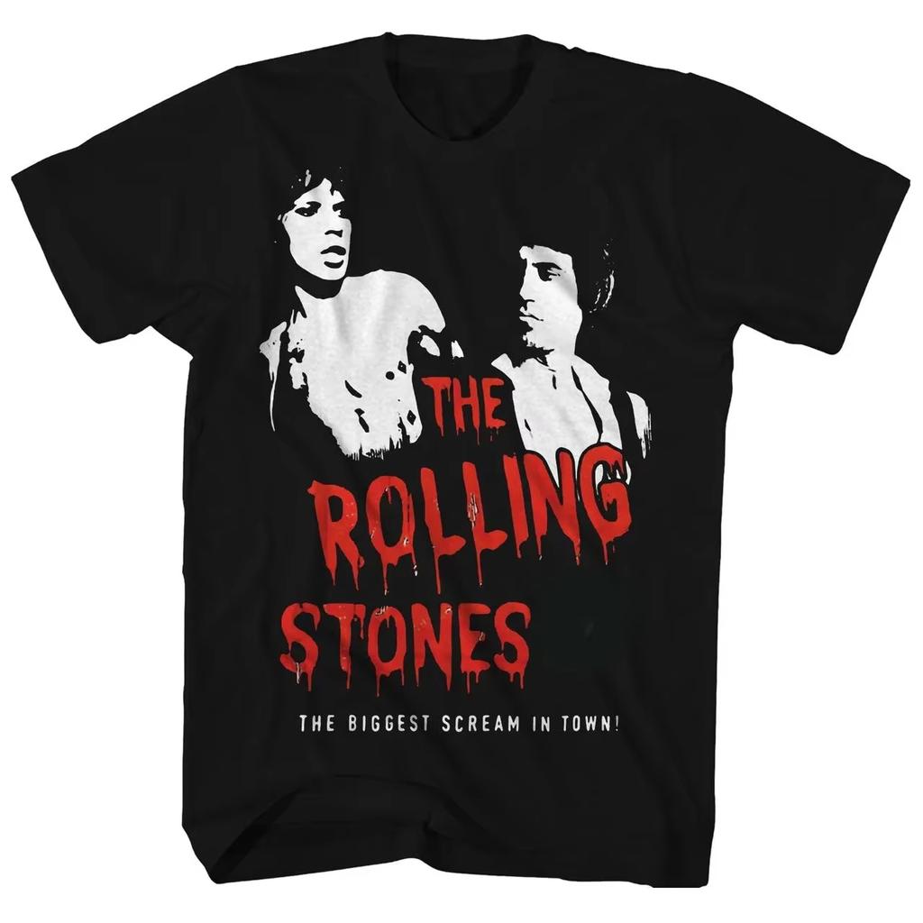 Уличная мода Рок Топ Короткий рукав 1962 Rolling Stones The Rolling Stones Футболка Американский Ретро Панк Женский Рок Топ Футболка