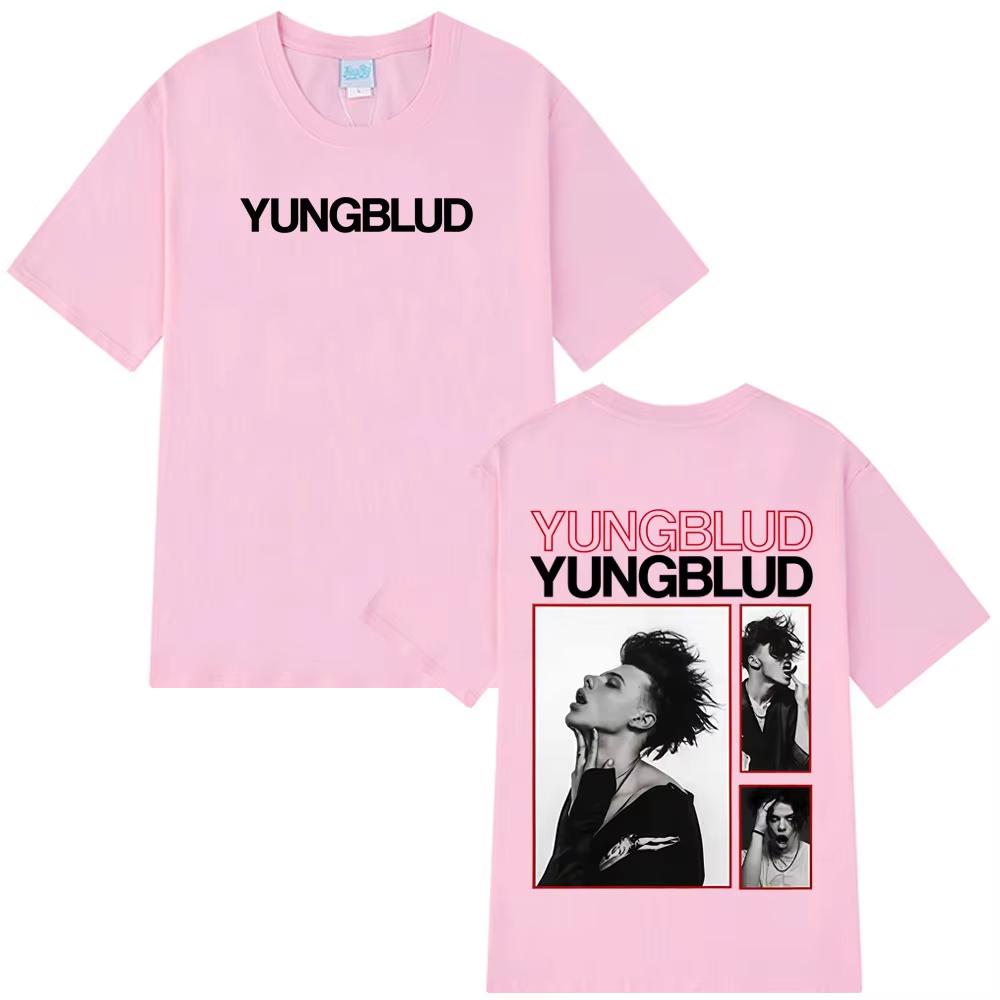 Singer Yungblud Unisexs 100Cotton shirt Y2k IDOLS Album Graphic Oneck shirt Summer Hip Hop fashion High Quality Oversized Tshirt
