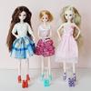 Одежда для куклы Smile Baby Mimi Juju, весенне-летнее платье, 3 шт., весна-лето 1, популярные игрушки для корейских детей