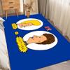 Cartoon B-Beavis and Butt-Head Floor Mat INS Style Soft Bedroom Floor House Laundry Room Mat Anti-skid Household Carpets