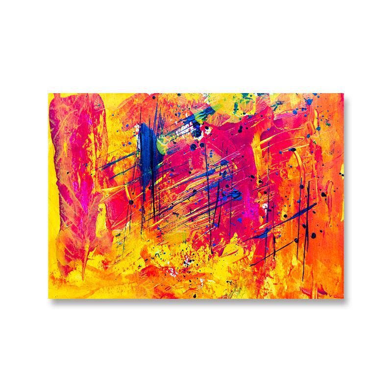 Абстрактная красочная картина маслом с принтом всплеск краски холст стены искусства кисти плакаты для украшения гостиной Настенный декор Cuadros