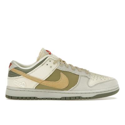Женские кроссовки Dunk Low Light Bone Dark Stucco кремового цвета с кунжутом и кокосовым молоком FZ4341-100