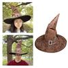 Witch Wizard Hat HarryMagic Hat for Cosplay Makeup Ball Party Hat Performances Wide Brim Pointed Hats
