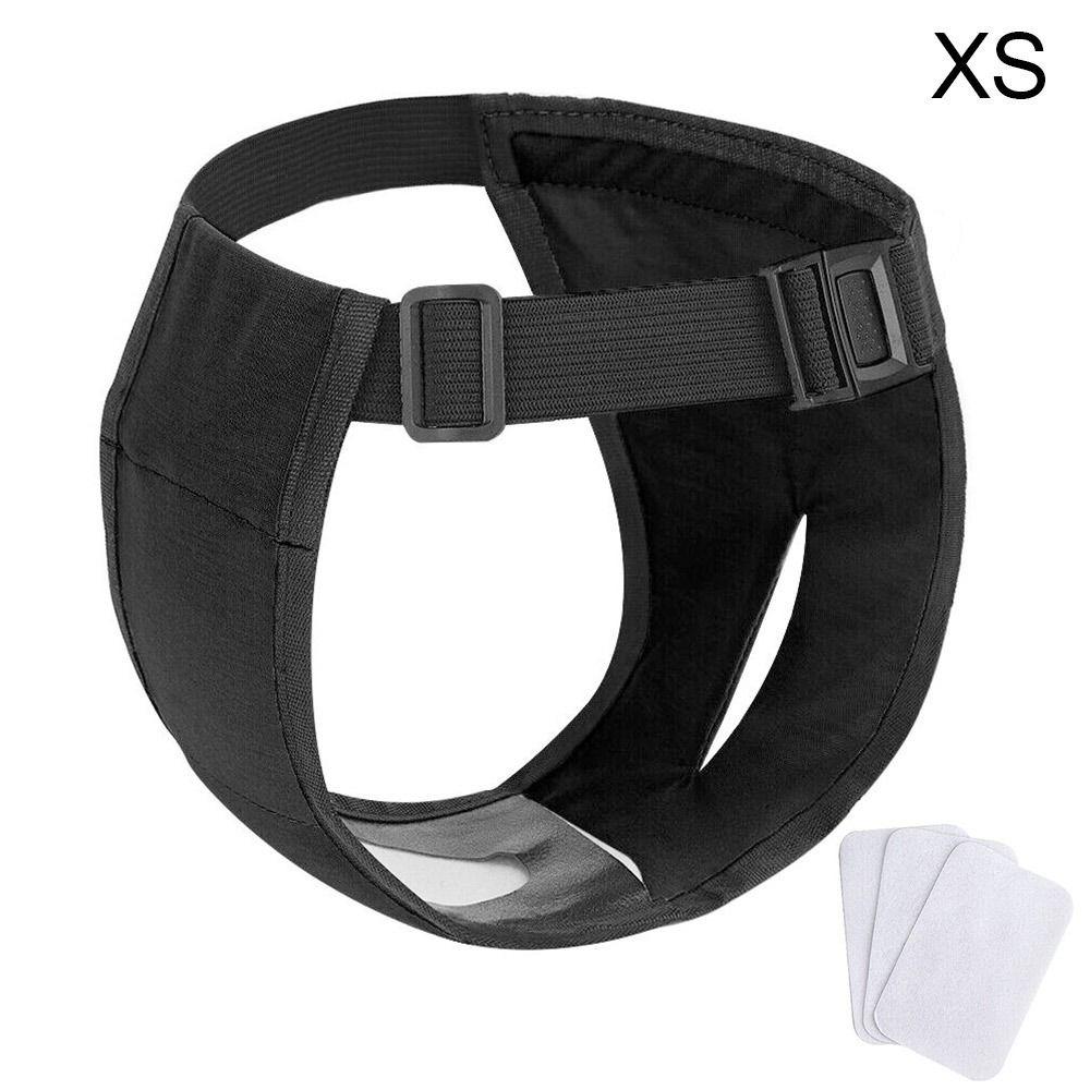 Моющиеся трусики для сук с 3 хлопковыми прокладками, гигиенические штанишки для собак, для сук в течке