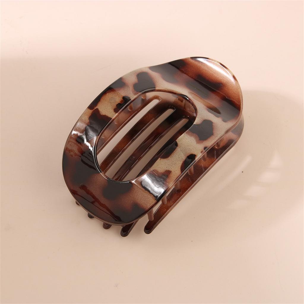 Плоская заколка для волос, овальный коготь, зажим для женщин и девочек, французские заколки сильной фиксации для густых тонких волос, удобные изогнутые конструкции